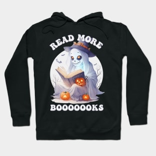 Read More Books, Halloween Bookish Ghost Hoodie